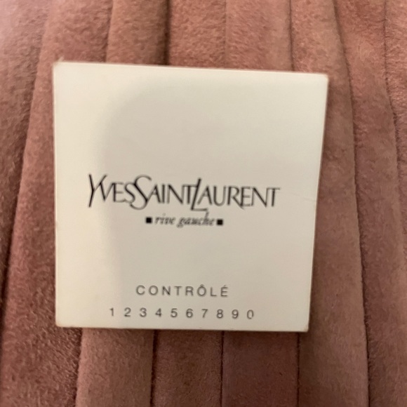 Yves Saint Laurent Tom Ford Collection Pleated Suede Bag - Picture 5 of 13